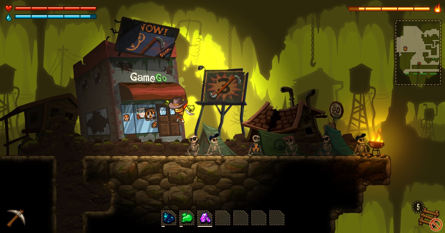SteamWorld Dig – A fistful of Dirt HL3